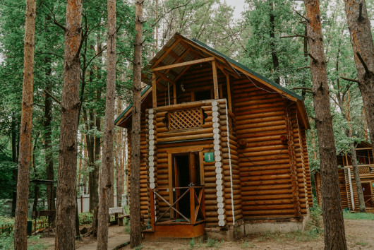 Уютные Домики В Лесу Фото